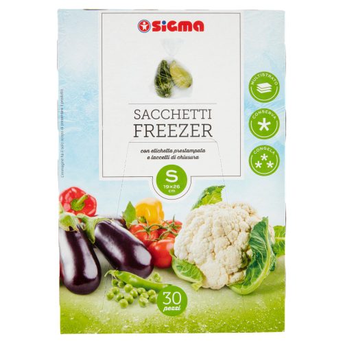 Sigma Sacchetti Freezer S 19×26 cm 30 pz