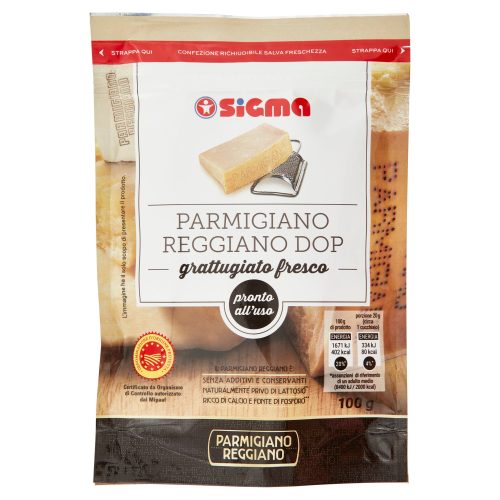 Sigma Parmigiano Reggiano DOP grattugiato fresco 100 g