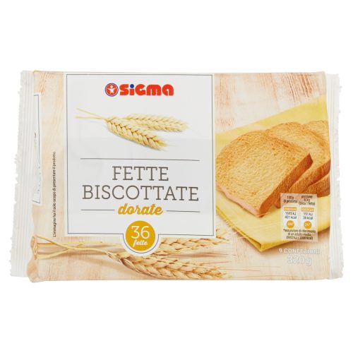 Sigma Fette Biscottate dorate 36 fette 320 g