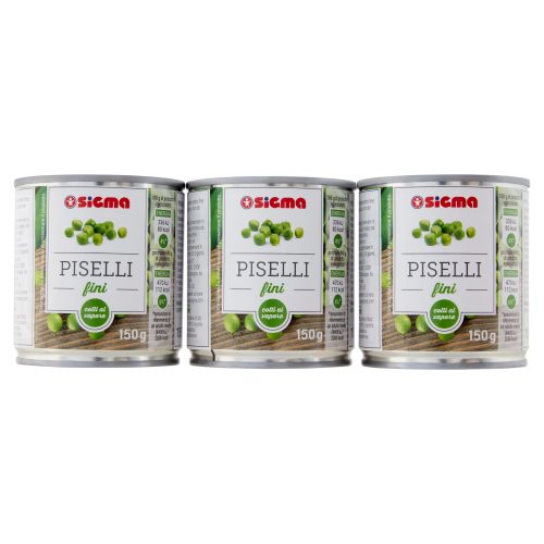 Sigma Piselli fini 3 x 150 g