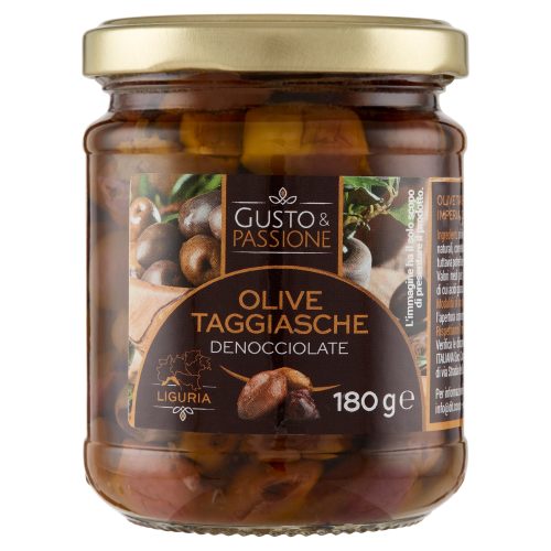 Gusto & Passione Olive Taggiasche Denocciolate 180 g