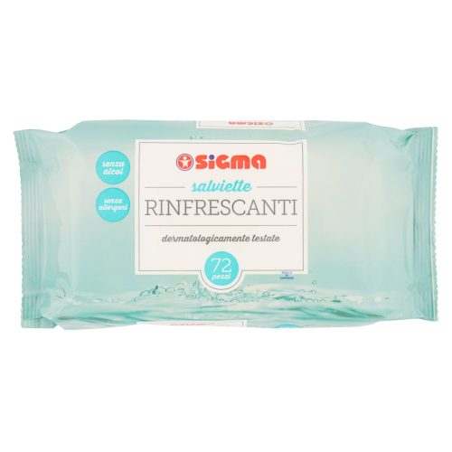 Sigma salviette rinfrescanti 72 pz