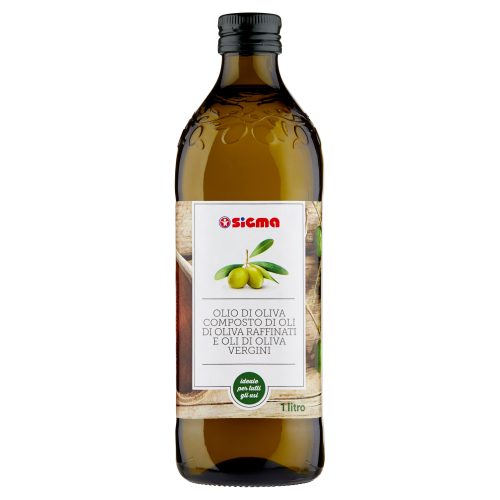 Sigma Olio di Oliva Composto di Oli di Oliva Raffinati e Oli di Oliva Vergini 1 litro