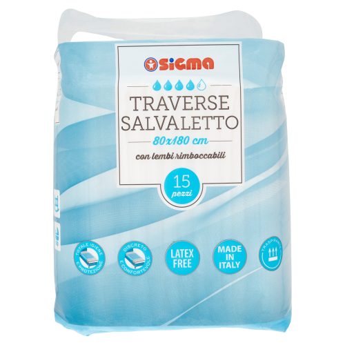 Sigma Traverse Salvaletto 80×180 cm con lembi rimboccabili 15 pz