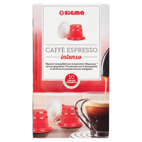 Sigma Caffè Espresso intenso 10 capsule monodose 52 g