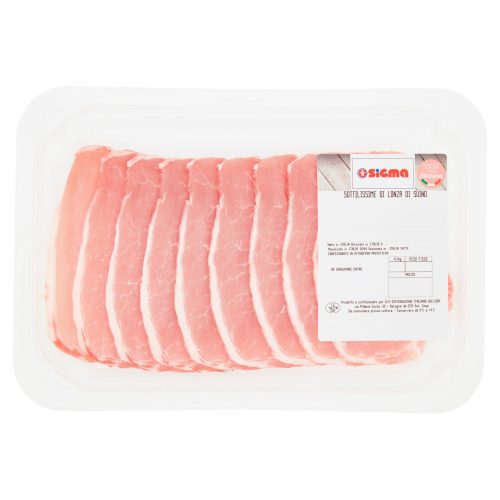 Sigma Sottilissime di Lonza di Suino 0,200 kg
