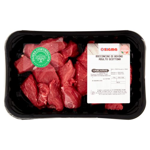 Sigma Bocconcini di Bovino Adulto Scottona 0,300 kg