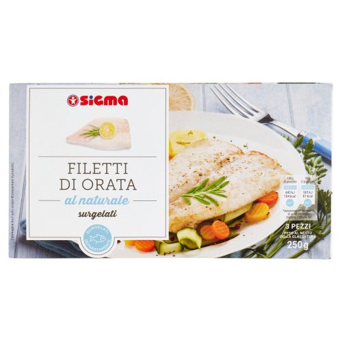 Sigma Filetti di Orata al naturale surgelati 250 g