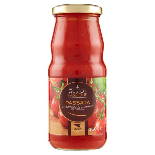Gusto & Passione Passata di Pomodoro Ciliegino di Sicilia 360 g