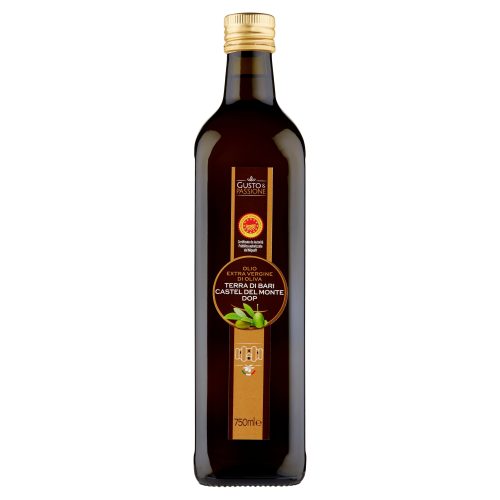 Gusto & Passione Olio Extra Vergine di Oliva Terra di Bari Castel del Monte DOP 750 ml