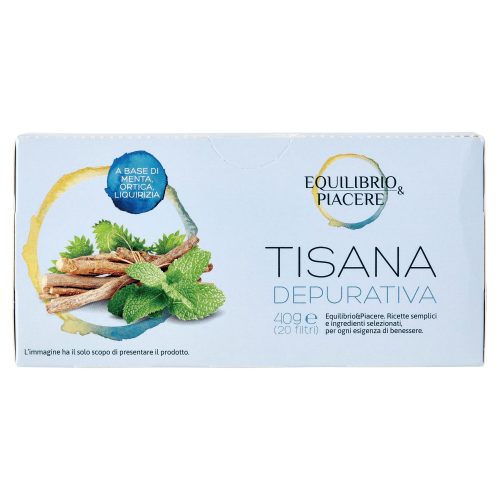 Equilibrio & Piacere Tisana Depurativa 20 filtri 40 g