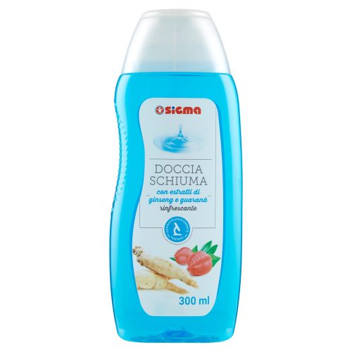 Sigma Doccia Schiuma con estratti di ginseng e guaranà rinfrescante 300 ml