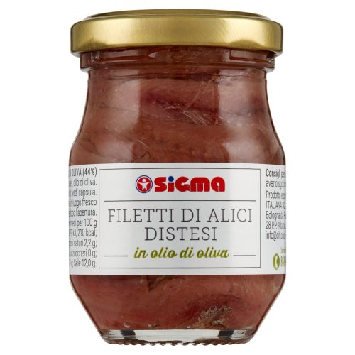 Sigma Filetti di Alici Distesi in olio di oliva 90 g