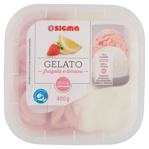 Sigma Gelato fragola e limone 400 g