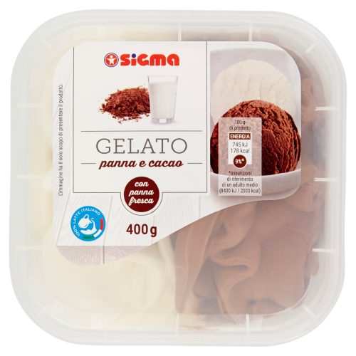 Sigma Gelato panna e cacao 400 g