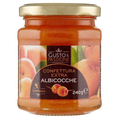 Gusto & Passione Confettura Extra di Albicocche 240 g