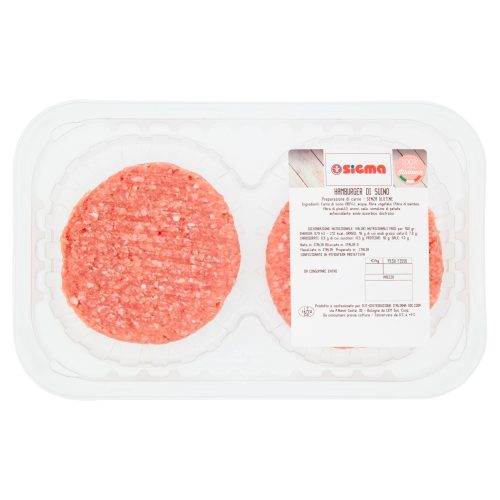 Sigma Hamburger di Suino  0,160 kg