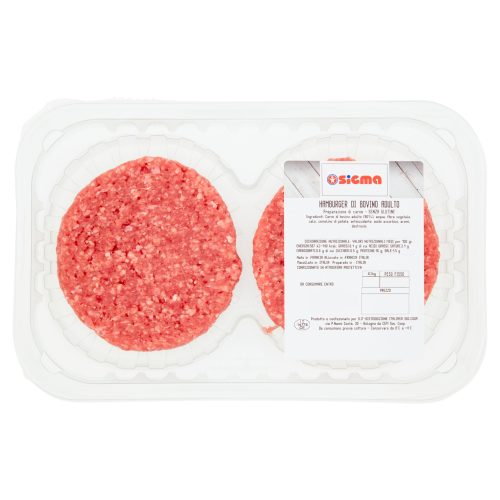 Sigma Hamburger di Bovino Adulto 0,160 kg