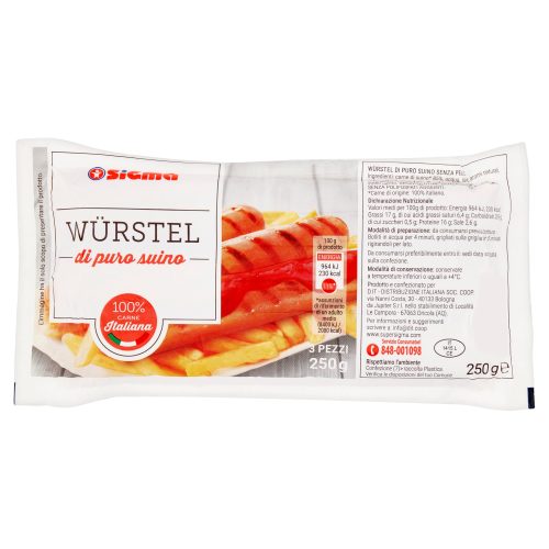 Sigma Würstel di puro suino 250 g
