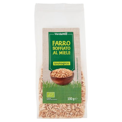 VerdeMio Farro Soffiato al Miele biologico 150 g