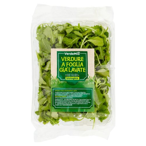 VerdeMio Verdure a Foglia Già Lavate Rucola Bio biologico 100 g