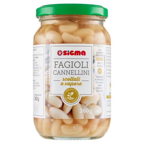 Sigma Fagioli Cannellini scottati a vapore 360 g