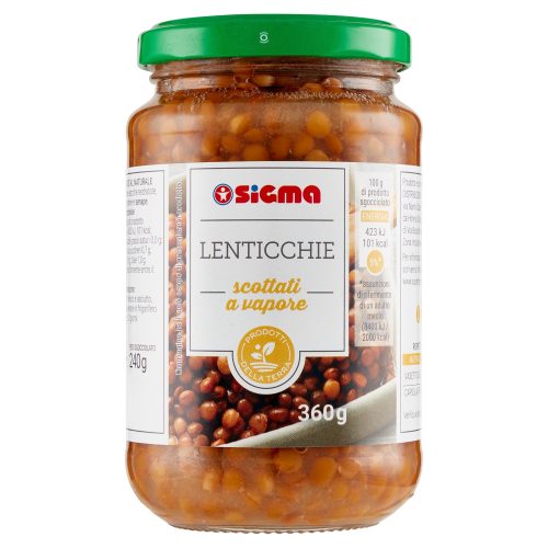 Sigma Lenticchie scottati a vapore 360 g