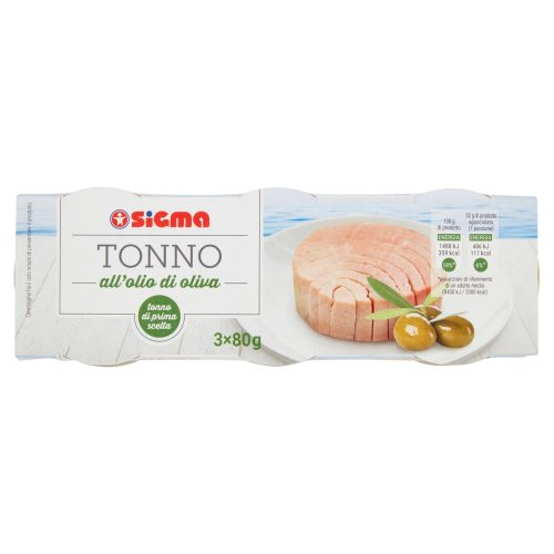 Sigma Tonno all’olio di oliva 3 x 80 g