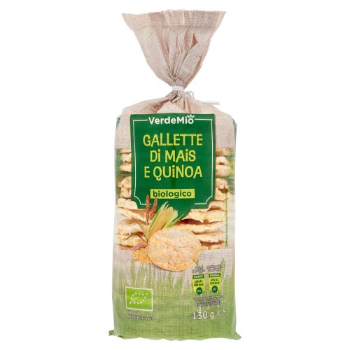 VerdeMio Gallette di Mais e Quinoa biologico 130 g