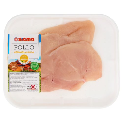 Sigma Petto di Pollo Bianco Allevato a Terra Senza Uso di Antibiotici a Fette
