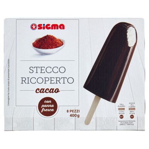 Sigma Stecco Ricoperto cacao 8 x 50 g