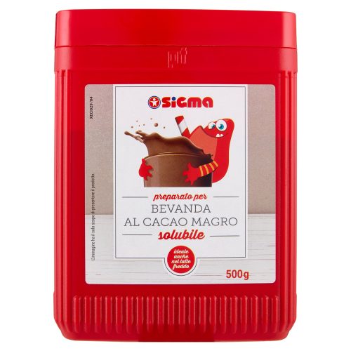 Sigma preparato per Bevanda al Cacao Magro solubile 500 g