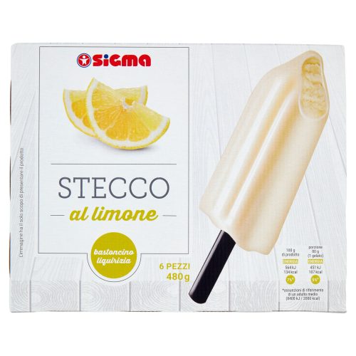 Sigma Stecco al limone bastoncino liquirizia 6 x 80 g