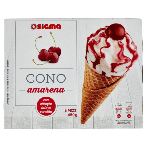 Sigma Cono amarena 6 x 75 g