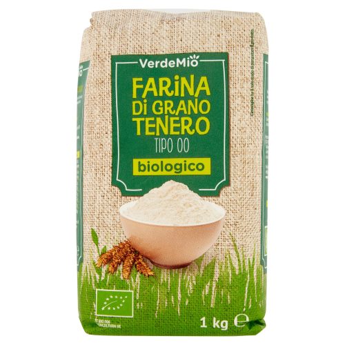 VerdeMio Farina di Grano Tenero Tipo 00 biologico 1 kg