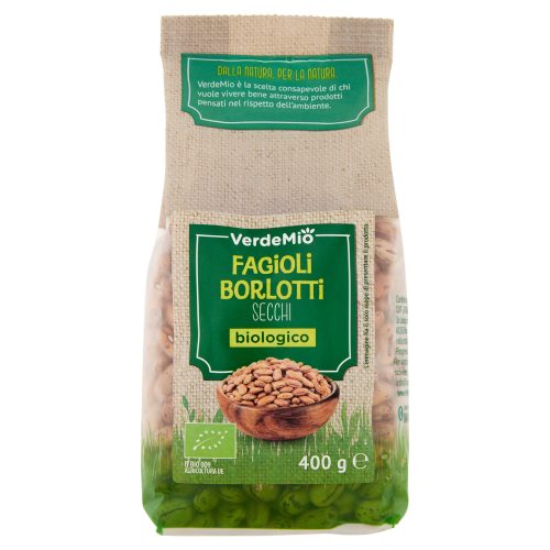 VerdeMio Fagioli Borlotti Secchi biologico 400 g