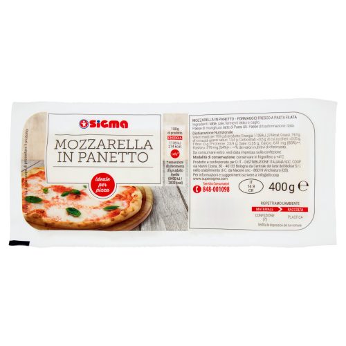 Sigma Mozzarella in Panetto 400 g
