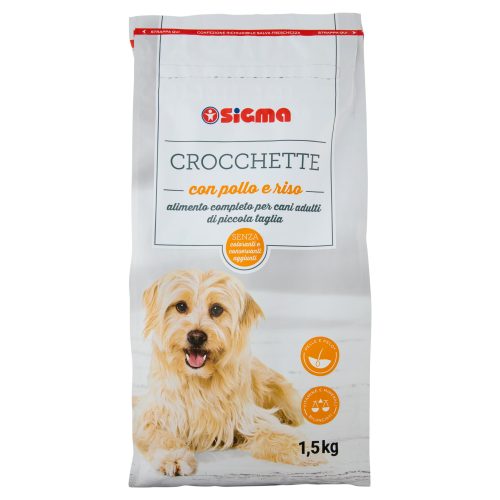 Sigma Crocchette Cane piccola taglia con pollo e riso 1,5 kg