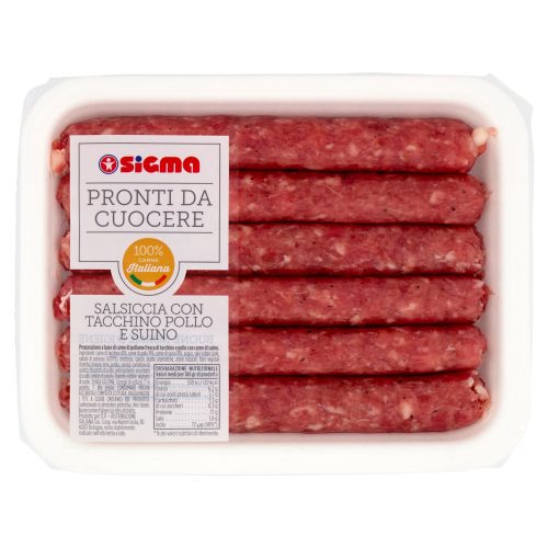 Sigma Salsiccia con Tacchino, Pollo e Suino 430 g