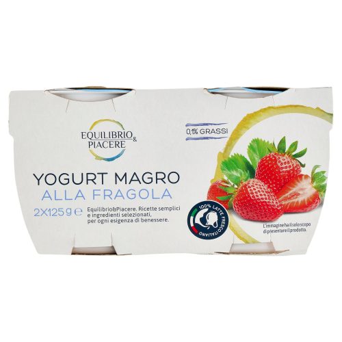 Equilibrio & Piacere Yogurt Magro alla Fragola 2 x 125 g