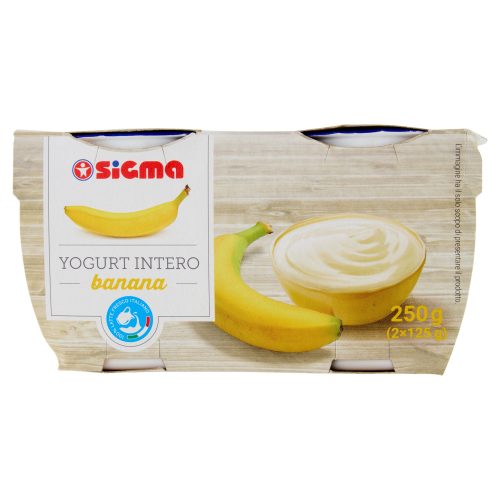Sigma Yogurt Intero banana 2 x 125 g