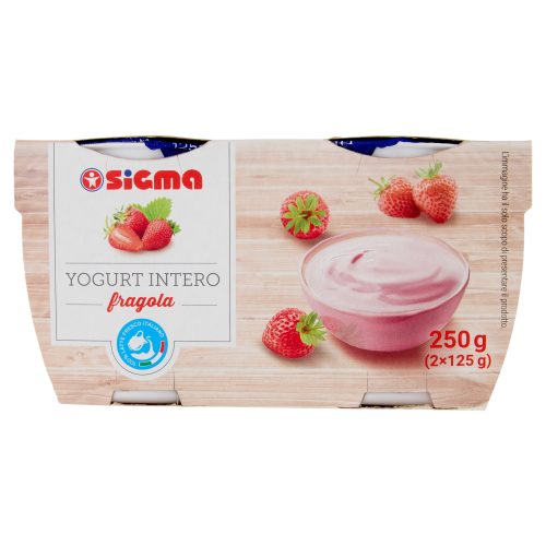 Sigma Yogurt Intero fragola 2 x 125 g