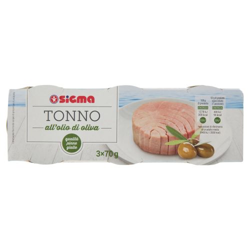 Sigma Tonno all’olio di oliva 3 x 70 g