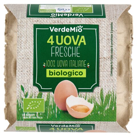 VerdeMio 4 Uova Fresche biologico 230 g