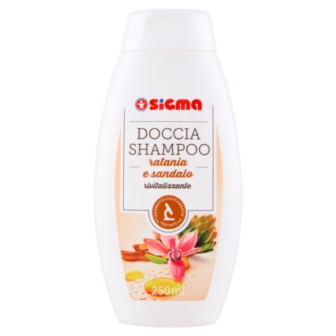 Sigma Doccia Shampoo rivitalizzante ratania e sandalo 250 ml