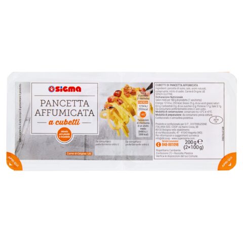 Sigma Pancetta Affumicata a cubetti 2 x 100 g