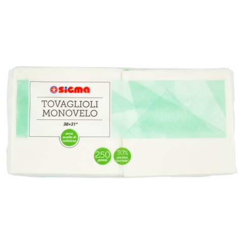 Sigma Tovaglioli Monovelo 30×31 250 pz