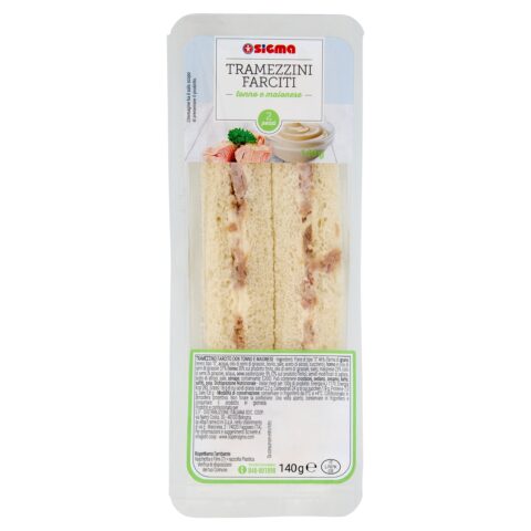 Sigma Tramezzini Farciti tonno e maionese 140 g