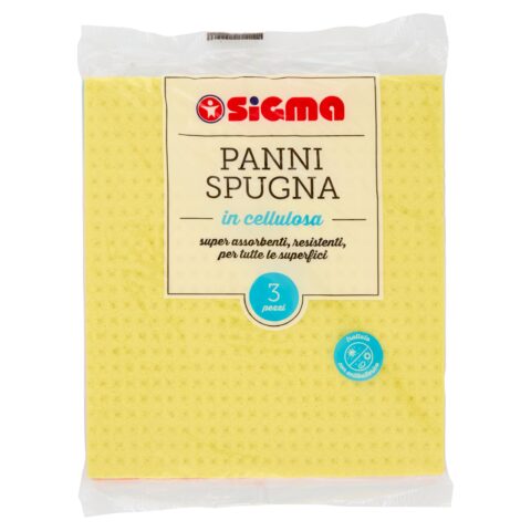 Sigma Panni Spugna in cellulosa 3 pz