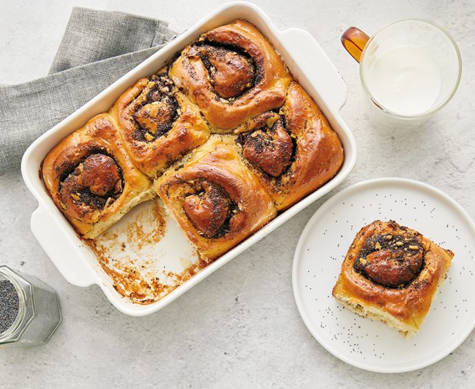 Roll Buns Con Semi Di Papavero E Kefir0364